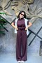 Premium Special Production Drawstring Waist Zippered Wide Leg Zero Sleeve 3-Piece Tracksuit Set Sun548 - 2