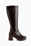 Magret Brown Heeled Women's Boots