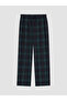 Quality Pieces from Çelebi Store Standard Fit Checkered Embroidered Men's Pajama Bottom - 2