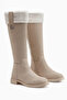 Marlena Ten Suede Fur Detailed Women's Boots - 3
