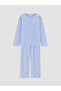 Zero Roba Collar Girl's Pajama Set for Style Enthusiasts from Uzg Store - 2