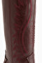 Hero Burgundy Embroidered Cowboy Boots - 3