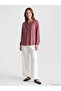 Two Mt Shop Quality Lcw Grace Pink Combed Cotton Embroidered Tie Collar Long Sleeve Women's Blouse - 2