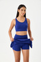 Women's Saks Bustier Shorts Skirted Strap Swimsuit Set Lycra - 3