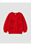 Esvab • Modern & Distinctive Bow Embroidered Thick Sweatshirt for Girls
