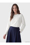 Esvab • Modern & Distinctive Printed Loose Fit Women's Sweatshirt Tunic