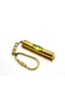 5 Pieces Brass Keychain – 12 cm Metal Key Holder, Classic Design, Bag Accessory, Brass Keychain - 2