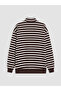 Striped Women's Thick Sweatshirt Tunic for Style Enthusiasts from Uzg Store - 3