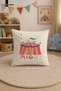 Magic - Colorful Digital Printed Children's Kirlent Cover 43X43 cm - 3