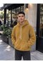 Unisex Oversize Fleece Sweatshirt with Drawstring Hood and Pocket