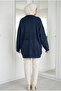 Women's Plush Stone Detailed Oversize Long Sweater Tunic 85 cm - 4