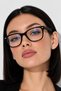 Wayfarer Black Blue Light Protective Optical Compatible Glasses with Frame