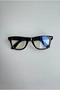 Wayfarer Black Blue Light Protective Optical Compatible Glasses with Frame - 6