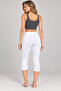 Women's Cotton Flexible Capri Leggings Narrow Leg Casual Basic - 2