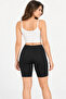 Women's 2-Piece Cotton Stretchy Above-Knee Biker Leggings Casual Basic - 3