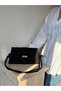 Women's Eyzep Model Suede Shoulder & Crossbody Bag with Adjustable Knot Strap - 6