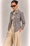 Button Detailed Lycra Women's Jacket - 2