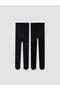 Bow Patterned Girls' Pantyhose 2-Pack (W6)