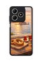 حافظة مقاومة للصدمات متوافقة مع Realme C61 مع حماية للكاميرا بنمط Girl Tower