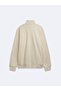 Regular Fit High Collar Polar Cream Sweatshirt - 3