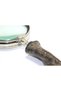 3 Pieces Magnifying Glass – Brass Body, Horn Handle Handheld Magnifier 100 cm Length, Reading Magnifier - 3
