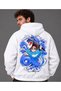 Tanjiro Kamado Demon Slayer Hoodie – Anime Printed Water Wave Pattern Oversize Unisex Sweatshirt