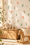 Pink Tulip Wall Sticker Set Ceiling Wall Glass Baby Kids Room 48 Pieces Erasable Water Resistant Decorative Sticker - 3