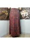 Elastic Waist 3-Layer Ruffle Viscose Fabric Skirt, Mevlana Long Cotton Skirt, Size 38-44 - 5