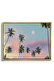 Tropical Moon Nature Wall Art | Portrait Framed Canvas Print | Luxury Modern Botanical Decor for Living Room - 2