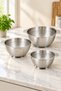 Stainless Steel Strainer with Handle 25 cm Perforated Pasta Vegetable Fruit Washing Strainer with Stand - 3
