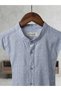 Men's Regular Fit Comfortable Cut Long Sleeve Stand Collar 100% Cotton Shirt - 4