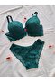 Lace Hollow Bra Panty Set - 2-Piece Women's Lingerie Set Without Sponge Wire
