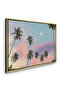Tropical Moon Nature Wall Art | Portrait Framed Canvas Print | Luxury Modern Botanical Decor for Living Room - 3