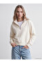 Rmz Gi̇yi̇m Farkiyla Dik Roba Collar Women's Sweatshirt