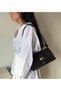 Women's Eyzep Model Suede Shoulder & Crossbody Bag with Adjustable Knot Strap - 2