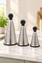 Conical Grater Medium 22.5 cm Metal Body with Knob Handle Cheese Vegetable Grater - 3