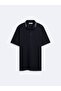 Regular Fit Pike Polo Collar Navy Blue T-Shirt - 3