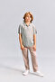 Straight Leg Gabardine Beige Boys' Trousers U3254A6/Bg716 - 3