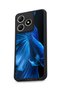 حافظة مقاومة للصدمات متوافقة مع هاتف Realme C61 مع حماية للكاميرا بنمط جلد الغزال - 5