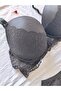 Supported Micro Lace Women's Bra Panty Set - 2-Piece Lingerie Set - 3