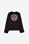 Eazy Unisex Oversize Long Sleeve T-Shirt 100% Cotton Black Maybe Tomorrow Printed Boxy Fit T-Shirt - 3