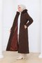 Women's Waist-Tie Nova Fabric Coat - 8