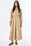 Button Detailed Maxi Dress Yellow - 2
