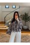 Flounced Sleeves Chiffon Scarf Lined Summer Blouse - 3
