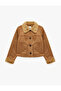 Classic Collar Buttoned Faux Suede Jacket - 5