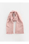 Alita City Lcw Accessories Pink Dobby Plain Women's Scarf with a Difference