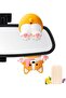 Car Air Freshener Hanging Ornament,Cute Rocking Dog with Marine Scented Aromatherapy Tablet,Deodorizing Car Interior Accessory