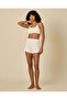 Women Beige And Black Plain Active Bra (2 Piece) - 3