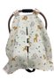 100% Cotton Muslin Pique Double-Sided Stroller Cover and Cushion - 4