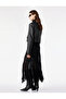 Asymmetrical Ruched Maxi Flared Skirt - 5